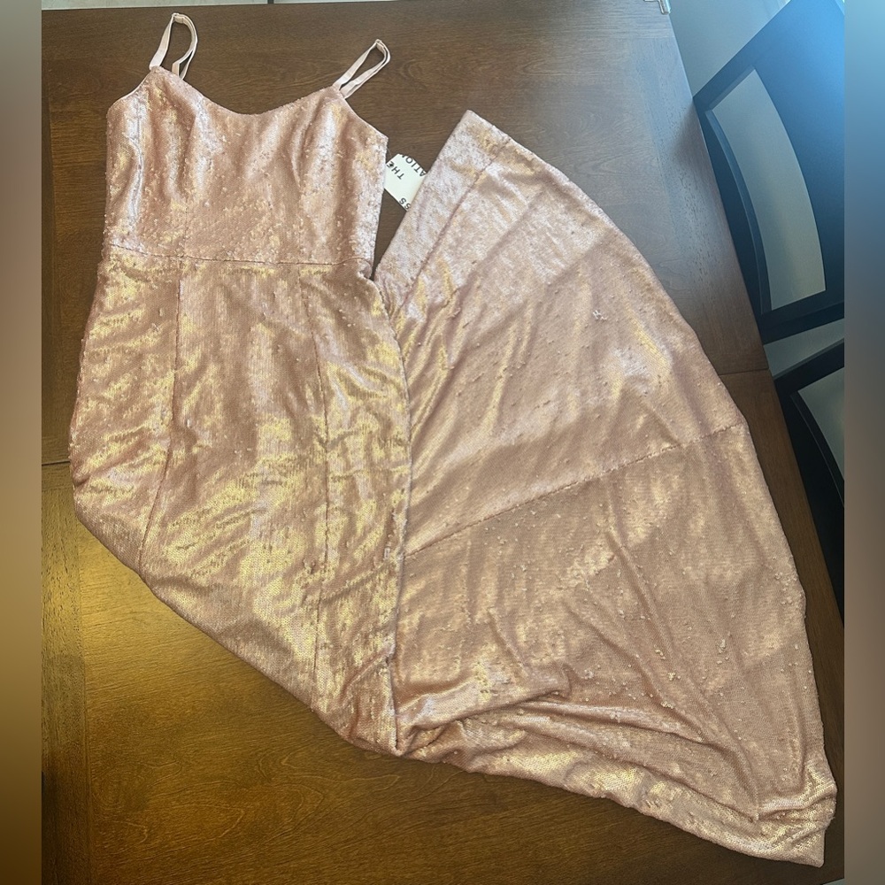 Dress the Population Pink Formal Evening Gown